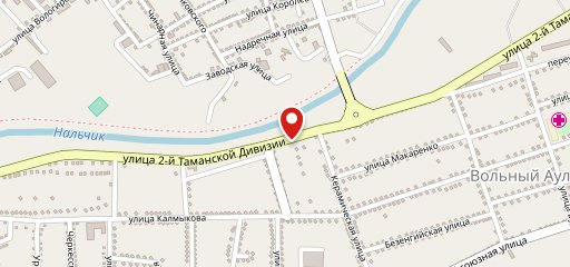 Каскад на карте