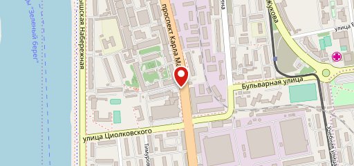 Каскад на карте