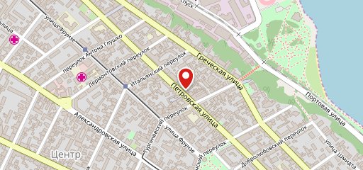 Каскад, Ресторан на карте