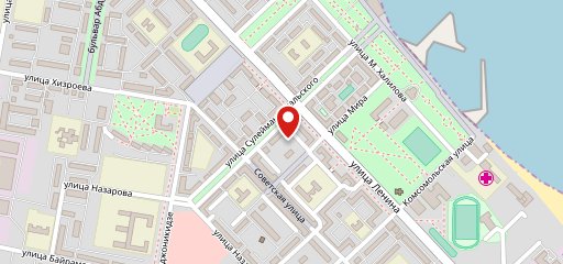 Каспийская Коктейльная на карте
