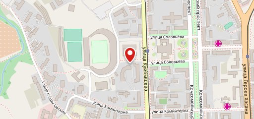 Каспийский на карте