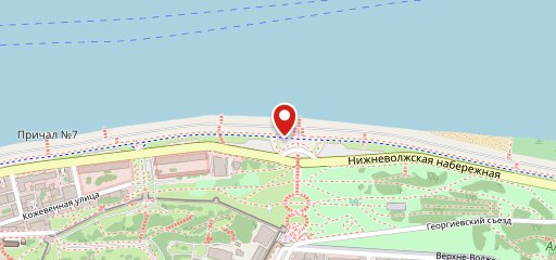 Катер на карте