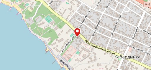 Кавказкий дворик на карте