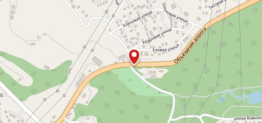 Кедр на карте