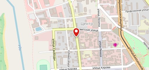 Кедр на карте