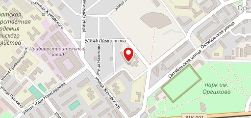 Закусочная Кедр на карте