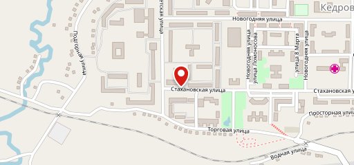 Кедровский, клуб-ресторан на карте
