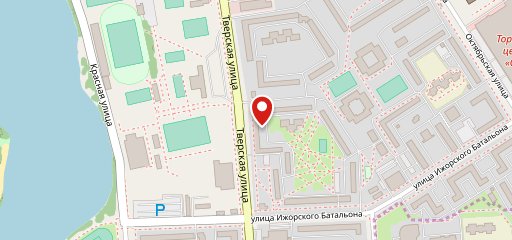Кекс и кофе на карте