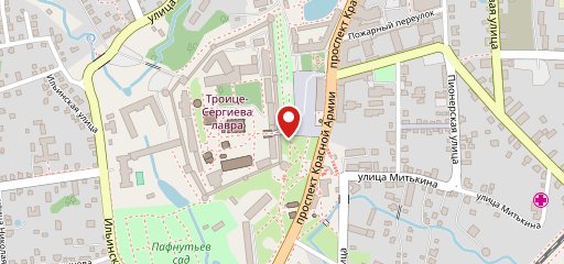 Келарский дворик на карте