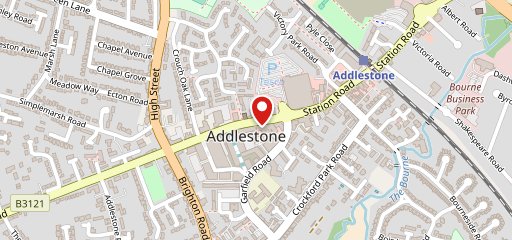 KFC Addlestone - Station Road на карте