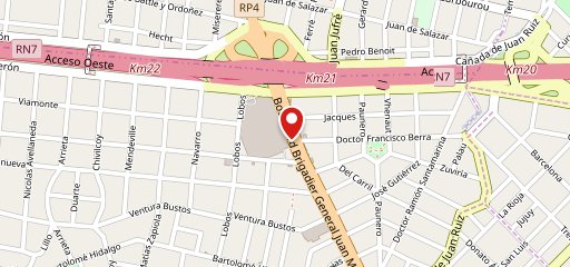 KFC Plaza Oeste на карте