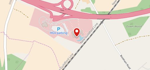 KFC Cobham Services на карте