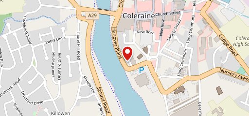 KFC Coleraine - Hanover Place на карте