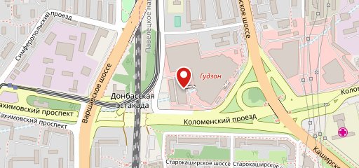 KFC Каширское шоссе 14 (Гудзон) на карте