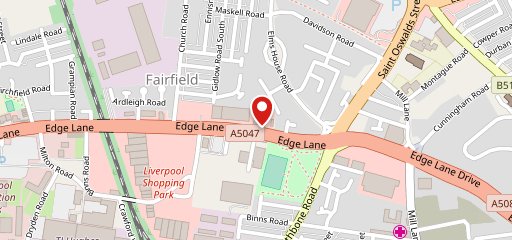 KFC Liverpool - Edge Lane на карте