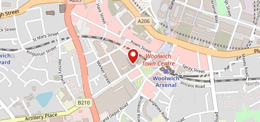KFC Woolwich - Thomas Street на карте