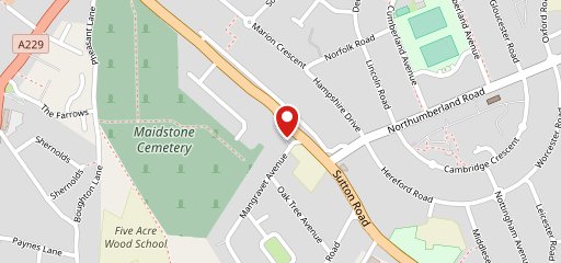 KFC Maidstone - Sutton Road на карте