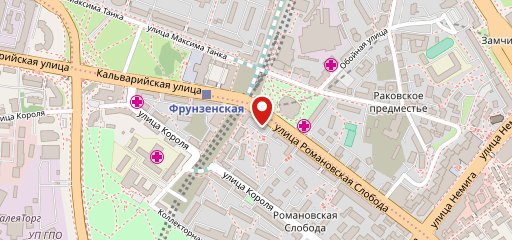 KFC Фрунзенская на карте