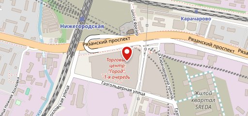 KFC на карте