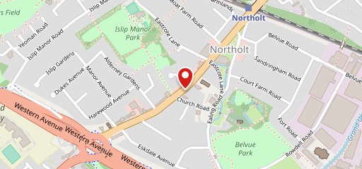 KFC Northolt - Mandeville Road на карте