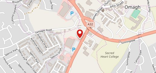 KFC Omagh - Dromore Road на карте