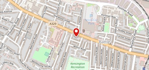 KFC Reading - Oxford Road на карте