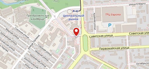 Киоск быстрого питания на карте