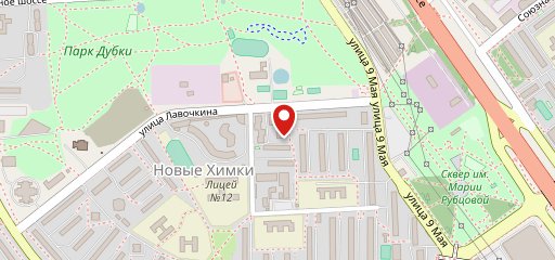 Малинка на карте