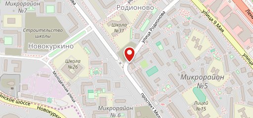 Химки такос Радионова на карте