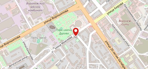 Хинкальная на Моисеева на карте