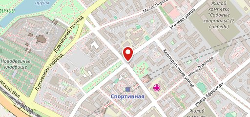 Хинкальная на Спортивной на карте