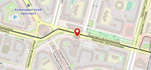 ХХХХ Комендантский на карте