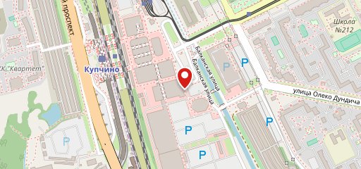 Хлеб и булочка на карте