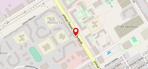 Булочная в Юности на карте