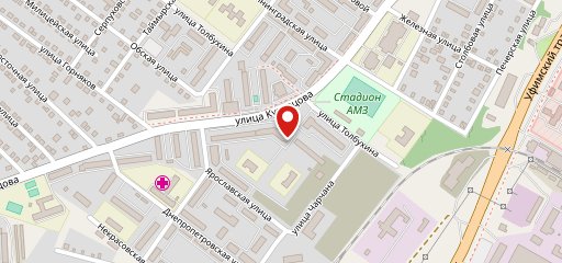 Хлеберев на карте