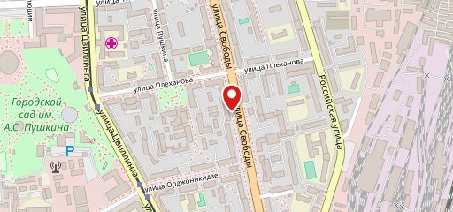Хлеберев на карте
