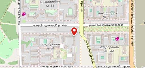 Хлеберев на карте