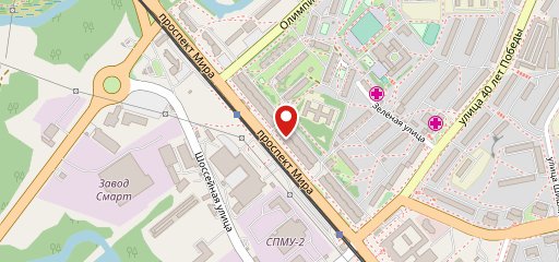 Хлеберев на карте