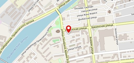 Хлебная мельница на Бакинской на карте