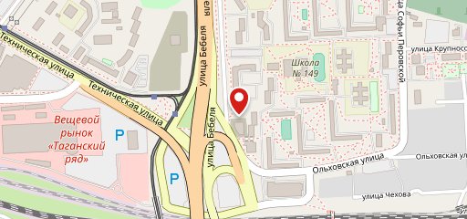 Хлебничная на карте