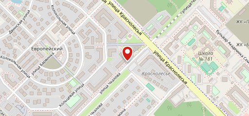 Хлебничная на карте