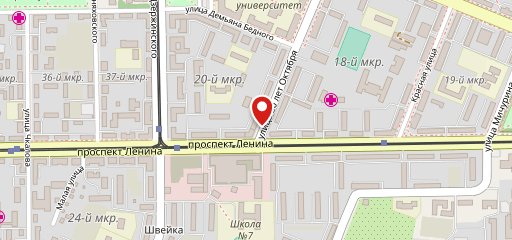 Хлебница на карте