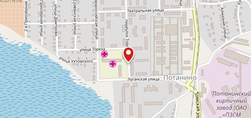 Хлебный на карте
