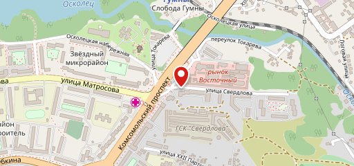 Хлебо-хладокомбинат Старооскольский на карте