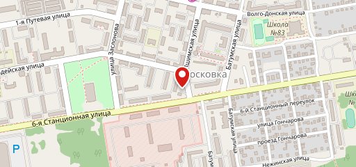 Хлебодар на карте