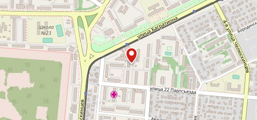 Хлебодар на карте
