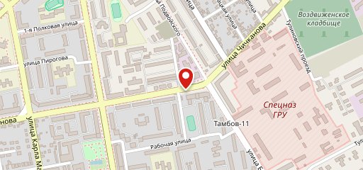 Хлебокомбинат на Чичканова на карте