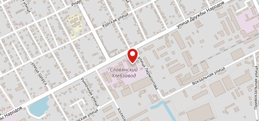 Славянский хлебозавод на карте