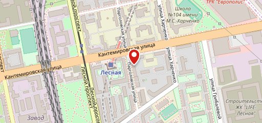 Хороший чай на Лесной на карте