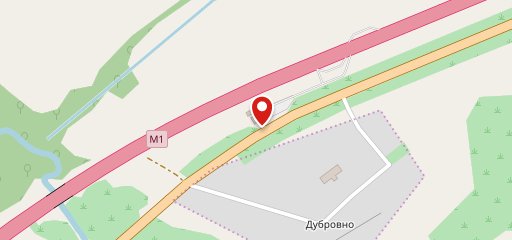 Хостел, хамам баня "Карчма у Дубровно" Трасса М1 на карте